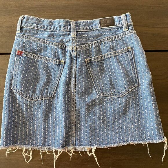 BDG Urban Outfitters Women's Stretch Denim Mini Skirt Blue Medium - Picture 7 of 9